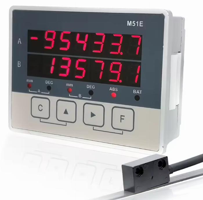 High-precision IP40 dro 2-axis LCD display OEM ODM M51E DRO 